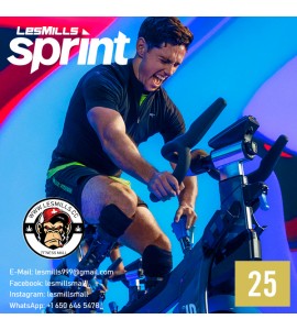 LESMILLS SPRINT 25 VIDEO+MUSIC+NOTES
