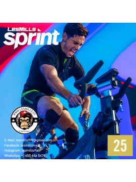 LESMILLS SPRINT 25 VIDEO+MUSIC+NOTES
