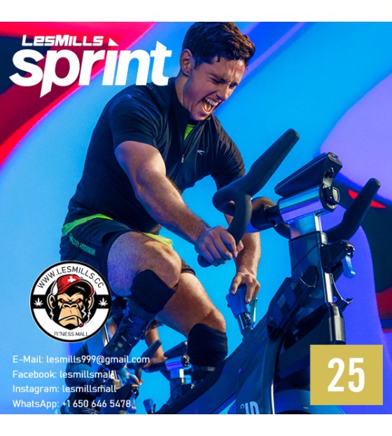 LESMILLS SPRINT 25 VIDEO+MUSIC+NOTES