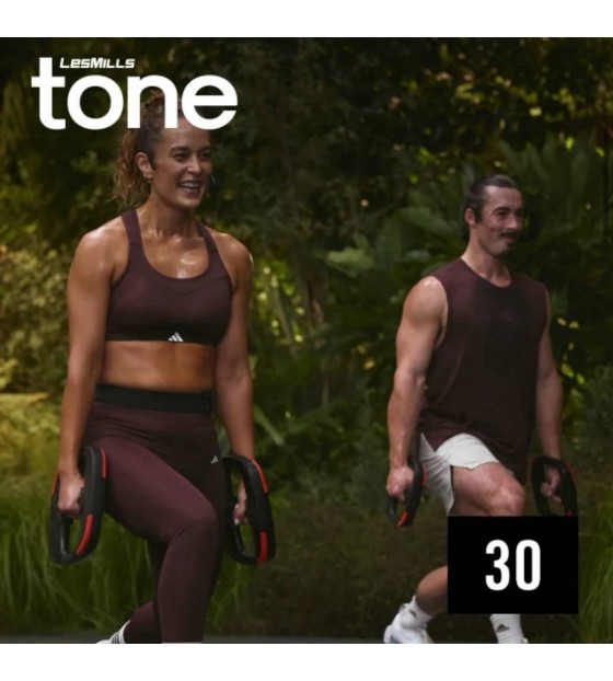 LESMILLS TONE 30 VIDEO+MUSIC+NOTES