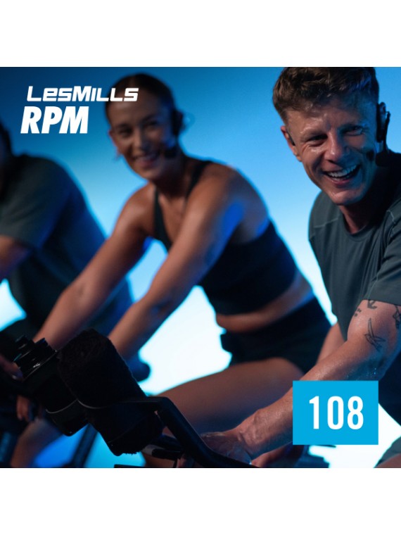 LESMILLS RPM 108 VIDEO+MUSIC+NOTES