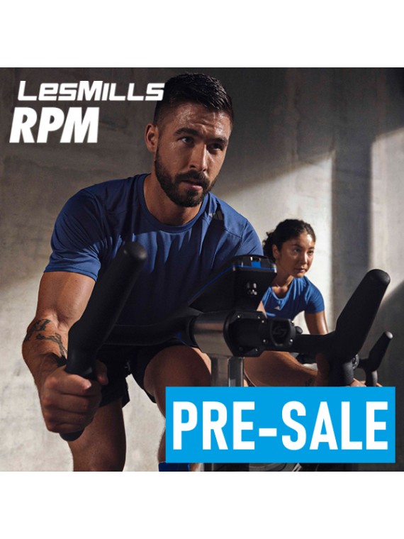 Pre Sale LESMILLS RPM 111 VIDEO+MUSIC+NOTES